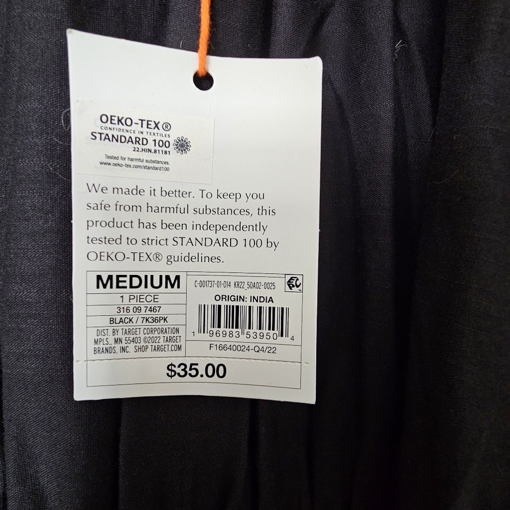 NWT Knox Rose Black Embroidered Dress